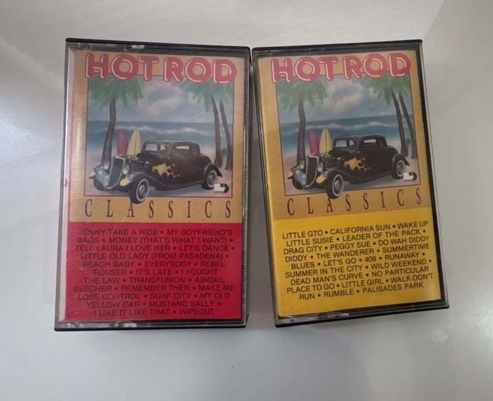 Sessions Presents Hot Rod Classics Cassette Tape Set Tape 1 and Tape 2